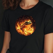 Frauen T-Shirt Frosch in