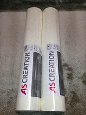 Vliestapete AS 2 x 36784-3 (2 Rollen) Tapete Creme Weiß Kreismuster
