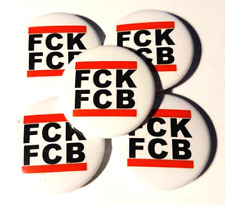 1x FCK FCB Button Anti FCB Fußball Ultra Ultras casual Anti Bayern 1860 Hool