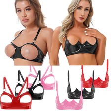 Damen sexy wetlook bra - de,