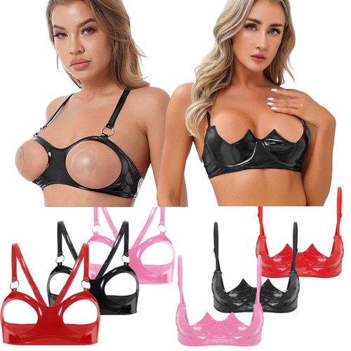 Damen sexy wetlook bra - de,