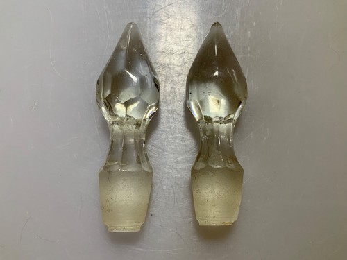 Glas stöpsel stück antik - glas,