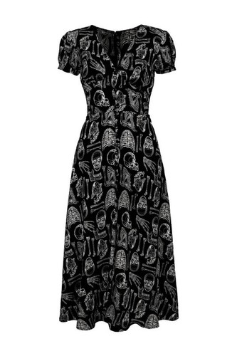 Hell bunny langes kleid - bunny,