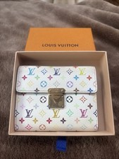 Louis Vuitton Koala Multicolor Weiß Geldbörse Original.Sehr Gut.J2005