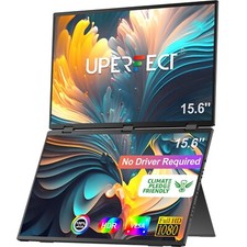 UPERFECT 15,6" Dual Monitor Tragbarer Monitor IPS 1920x1080 Doppelbildschirm