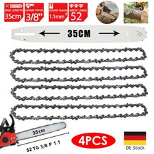 4x Sägekette+Schwert 35cm