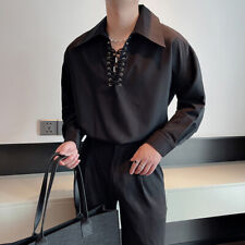 Herren Kragen Hemd Steampunk