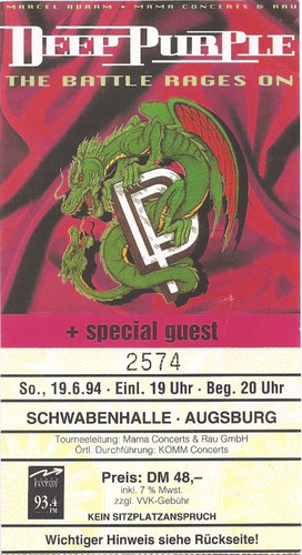 Deep purple concert 1994 - , in