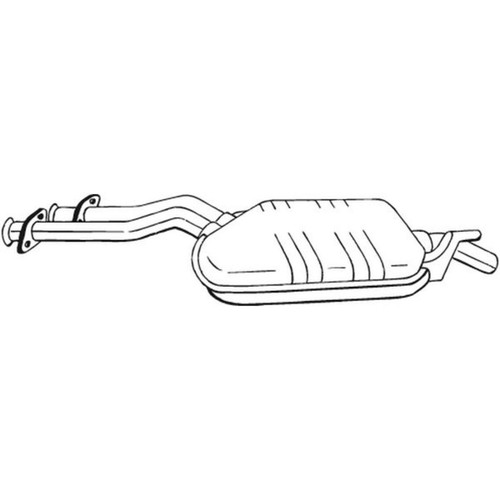 Mittelschalldämpfer bosal - mittelschalldämpfer,