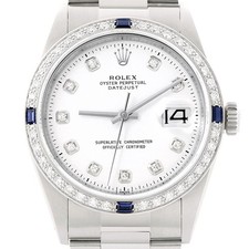 Rolex Datejust Weiß Diamant