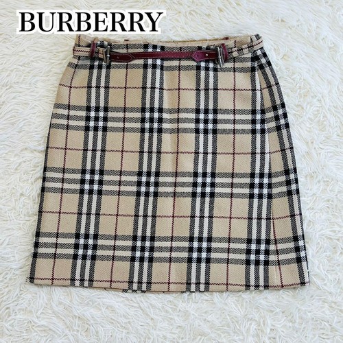 Burberry blue label wollrock - blue,
