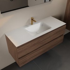 corian waschtisch set weiß