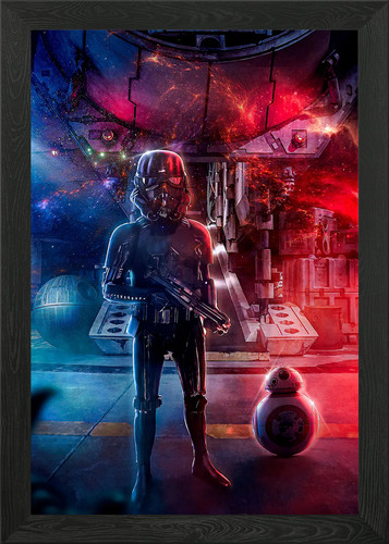 Tribute stars wars gerahmtes - stars,