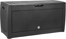 Gartenbox 8500 Auflagenbox Kunststoff Kissenbox Kiste Gartentruhe Rattan Optik
