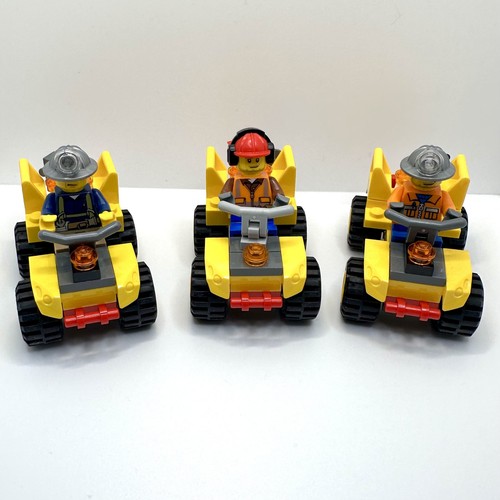 Lego city bergbau quads - 3x,