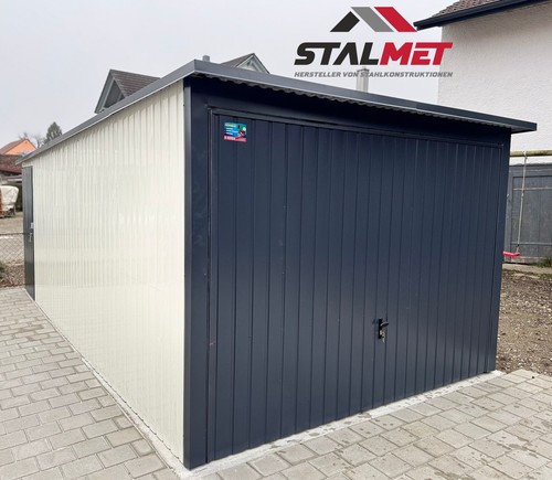 Blechgarage 3x6x2 14m - blechgarage, 3x6x2,14m
