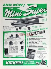 KEILCRAFT ferngesteuertes Modellflugzeug ADVERT 2 Vintage 1965 Print Ad 677-46