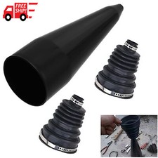 2x FALTENBALG ACHSMANSCHETTE UNIVERSAL + MONTAGEKEGEL MONTAGEKONUS ANTRIEBSWELLE