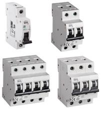 Kanlux Leitungsschutzschalter LS-Schalter B, C 2-63A 1, 2, 3, 4 -polig MCB VDE