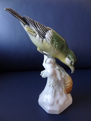 Porzellanfigur kreuzschnabel - porzellanfigur,