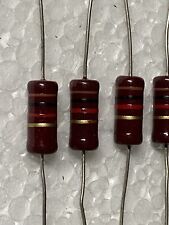 5x VINTAGE PIHER WIDERSTAND 1W 1kOhm 1000 Ohm 5% NEU ORIGINAL 1969 NOS