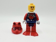 LEGO® Figur Scuba Diver Taucher Peach Frau Harpune cty1179 60266 Forschungsschif