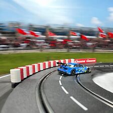 Reifenstapel rot/weiß mit Schienenbefestigung - Carrera Digital 132/124/Evo 