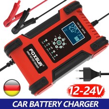 Auto KFZ Batterieladegerät Battery charger 12V-24V für LiFePO4 Lithium,Gel,AGM