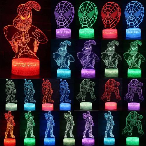 Led marvel superhero spider - marvel,