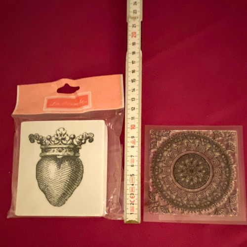 Blanche stempel set - 2x,