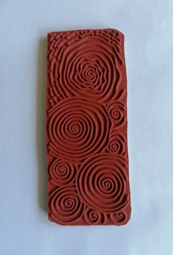 Gummistempel montiert