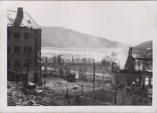 Foto, zerstörtes Narvik 1940