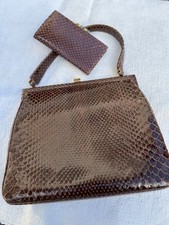 Vintage schlangen leder - , schlangen-leder