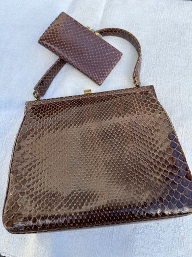 Vintage schlangen leder - vintage, schlangen-leder