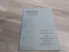 Deutz Bedienungsanleitung