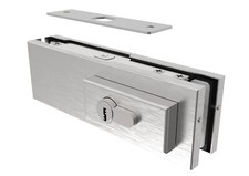 Edelstahl  Schloss WC-Tür