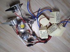 LED Mini Spot Einbaustrahler mit Power Supply Trafo 1-3W 300 mA gebraucht, 5 St.