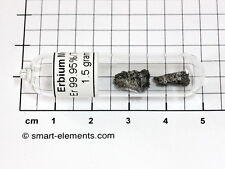 Erbium Metall 99,95% - 1.5g Seltenerdmetall in Ampulle unter Argon