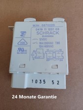 Miele Relais Heizrelais Schrack 12 Volt T.Nr. 5870220- 24 Monate Garantie