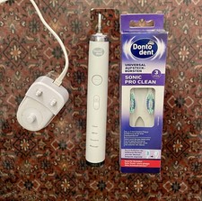 DM - dontodent Ultraschall Zahnbürste + 2 Zahnbürstenaufsätze