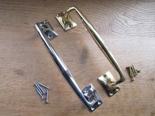 Türdrücker massiv Messing