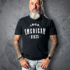 T-Shirt 1903, Schwarz, Baumwolle, Gr. XS-5XL, Ideal für Harley Fans