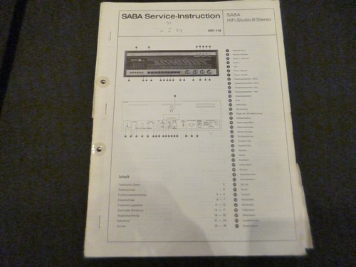 Original service manual - original,
