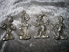 4 x Zinnfiguren Vintage Peltro