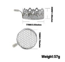 Wasserpfeife Metall Cover 77MM Shisha Holzkohle Cover Hookah Teile Zubehör