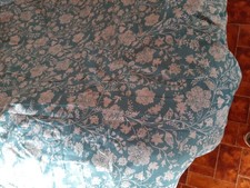 Linvosges  neue  Wende Tagesdecke 120 x 158 wattiert gesteppt blauweiss France