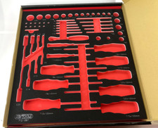 KS TOOLS 2/3 Systemeinlage für 1/2" Steckschlüssel-Satz Werkzeugwagen Leer