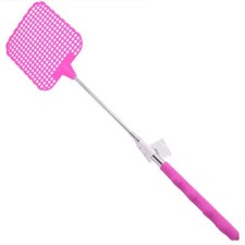 Teleskop-Fliegenklatsche in 4 verschiedenen Farben Fliegenfänger bis zu ca. 70cm