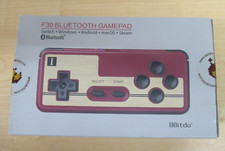 8Bitdo F30 Bluetooth Gamepad Switch Windows Adroid macOS Steam rot mUSB OVP