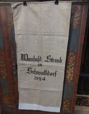 Alter Sack von 1924 Leinensack